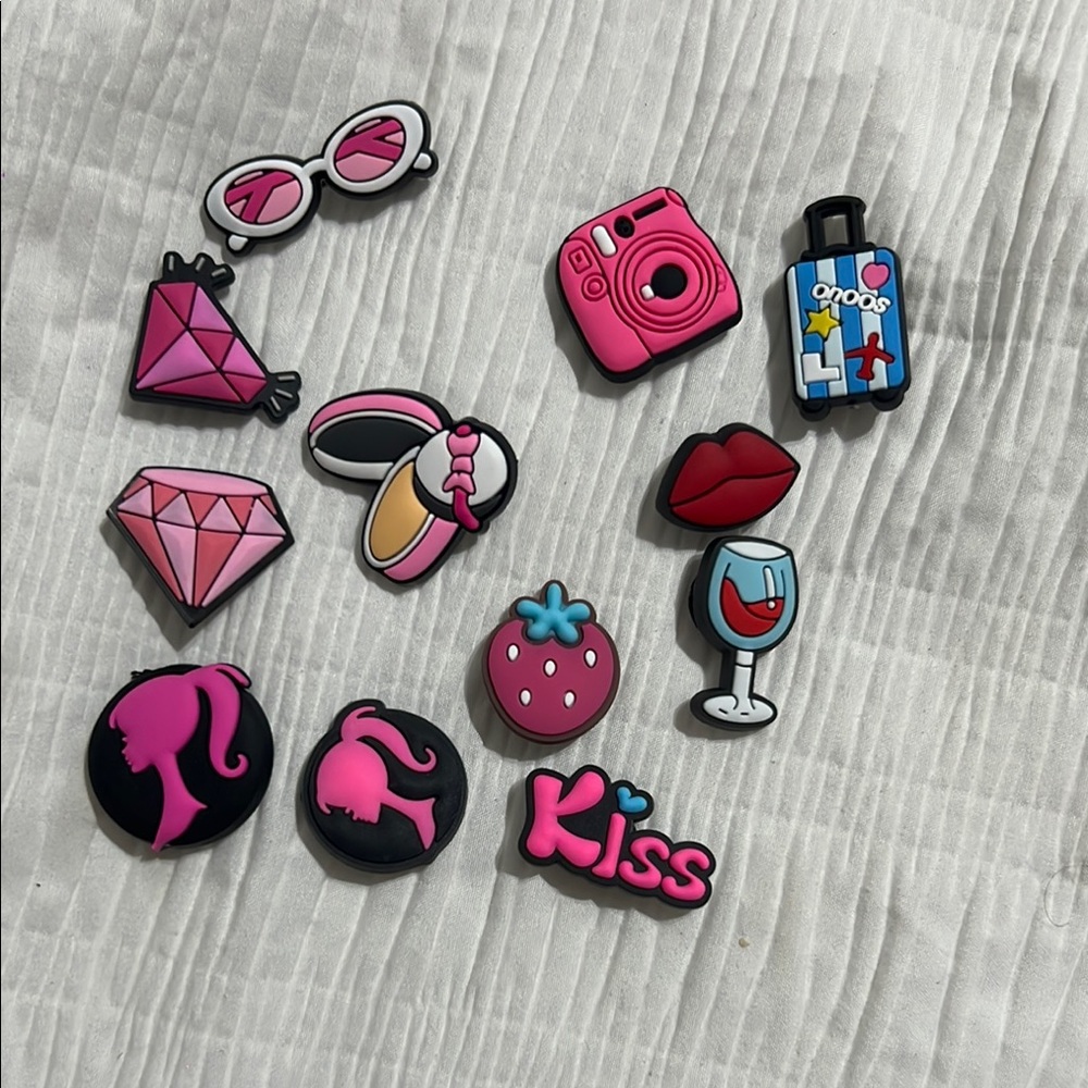 Colorful Kids Shoe Charms Set
